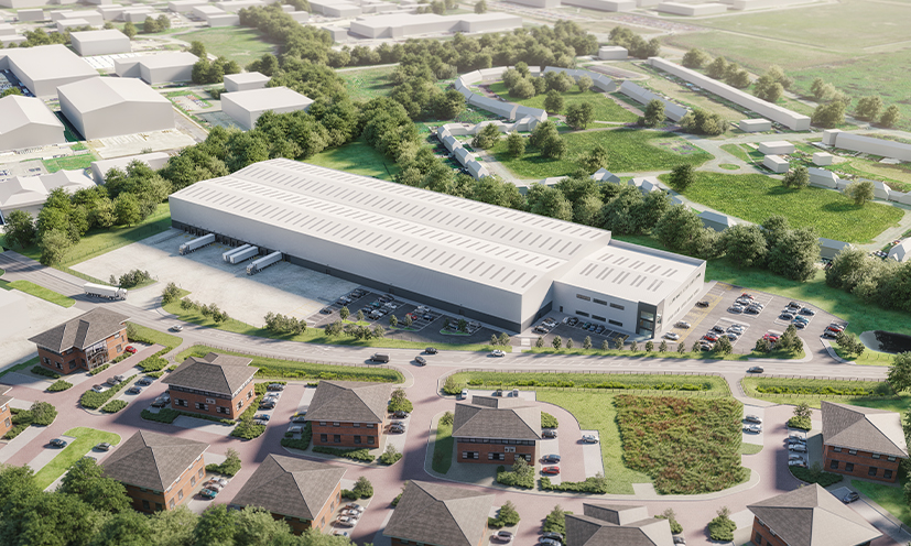 Wrexham Site 5 Aerial Close CGI